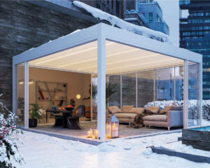 Cosy Winter Pergola 